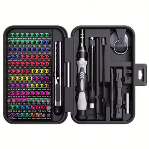 Jeu de tournevis multifonction 132 en 1, outils de réparation, mini tournevis pour la réparation de téléphones portables, claviers, ordinateurs portables - Product Image 2