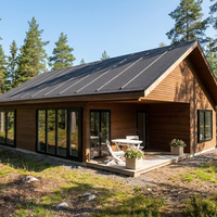 Maisonnette préfabriquée isolée pour climat froid, écoénergétique, pour Airbnb en Norvège et en Suède, avec options de personnalisation et certification CE.