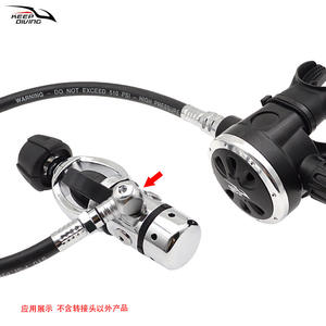 Adaptateur de tuyau long et court à basse pression pour deuxième étage de plongée BCD fabriqué à Taïwan, connecteur premier étage 360 ° Équipement rotatif - Product Image 5