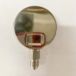 <strong>Hydraulic</strong> Water <strong>Pressure</strong> <strong>Gauge</strong> 0-100bar/1450psi - Glycerin Filled, Stainless Steel, 1/4" NPT, IP65 Rated - Product Image 4