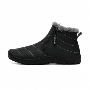 Nouvelles <span class=keywords><strong>Bottes</strong></span> <span class=keywords><strong>de</strong></span> <span class=keywords><strong>Neige</strong></span> Homme Grande Taille 2026 – Chaussures d'Hiver Chaudes et Épaisses pour l'Extérieur avec Fermeture Éclair, Doublure en Velours Thermique et Semelle Intérieure en PVC/EVA - Product Image 2