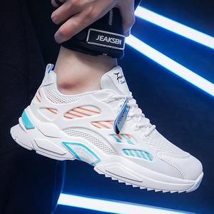 Zapatillas Deportivas Casuales de Estilo Coreano para Hombre, Primavera/Otoño, con Cordones, Transpirables, con Suela de Goma Antideslizante y Ligeras - Product Image 4