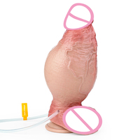 OS-ADLCQZS5017 énorme gode éjacule réaliste gode artificiel Silicone femme gode gonflable éjaculation gode jouets pour adultes en gros