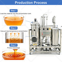 HNOC Industriële Enkel- en Dubbeleffect Melk Ketchup Concentrator Verdamper Vacuüm Fruit Sap Concentratiemachine voor Zout