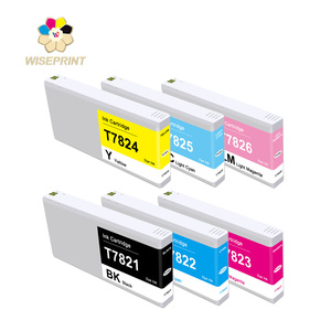 Cartucho de Tinta Compatible Wiseprint T7821 T7822 T7823 T7824 T7825 T7826, Pigmento para Impresora <span class=keywords><strong>Epson</strong></span> <span class=keywords><strong>SureLab</strong></span> SL Serie <span class=keywords><strong>D700</strong></span> - Product Image 1