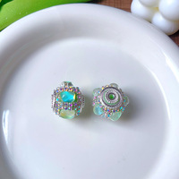 Perles de strass en cristal haut de gamme faites à la main pour stylos DIY, perles intercalaires robustes et étincelantes, breloques pour sangles de téléphone
