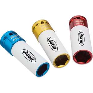 VIGOR - V2522 <b>Impact</b> <b>socket</b> set 1/2'' (3 pcs.) - EAN 4047728025225 <b>IMPACT</b> <b>SOCKETS</b> AND ACCESSORIES - Product Image 2