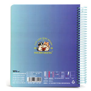 Tùy chỉnh in a5a4 Pet bìa cứng xoắn ốc máy tính xách tay không có mực chảy máu Bìa Tạp Chí kế hoạch số lượng lớn bán buôn với logo cho sinh viên - Product Image 6