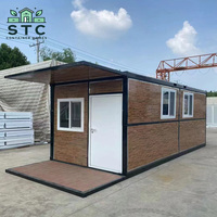 Maison de conteneur de bureau portable de luxe prête à l'emploi de 20 pieds Architecture préfabriquée de camp pétrolier