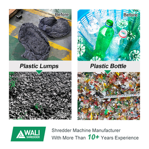 Chất thải Jumbo dệt túi đơn trục Shredder công nghiệp rơm phế liệu nhựa phim Pallet PVC Pet băm nhỏ Máy - Product Image 5