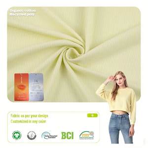 Tissu tricoté uni ChaoPai en textile peigné, 47,5 % Lyocell, 38 % Acrylique, 9,5 % Laine, <span class=keywords><strong>240</strong></span> GSM, <span class=keywords><strong>largeur</strong></span> 140 cm, pour vêtements - Product Image 4