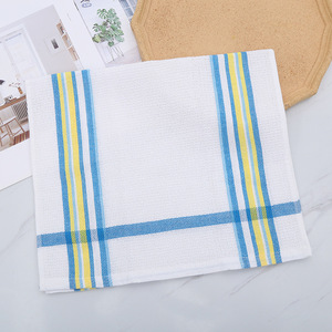 Paño de cocina a cuadros de 38x64 cm, rectangular, absorbente, de poliéster y algodón grueso, para uso en la cocina. - Product Image 2