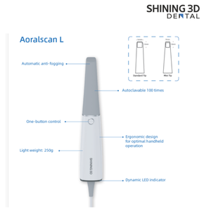 <span class=keywords><strong>Shining</strong></span> <span class=keywords><strong>3D</strong></span> Dental Digital Impression Aoralscan L: Solución Optimizada de Escaneo en la Nube para Clínicas Dentales Generales y Colaboración en Laboratorios - Product Image 1