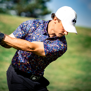 Sublimation Print Custom Pattern Pique Fabric 180gsm Stretch Polo Golf Shirts Wholesale Spandex Polyester Quick Dry Golf Wear