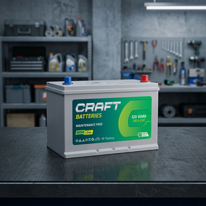 New Feza 12V 60Ah Automotive <b>Battery</b> Maintenance Free High Performance Long Life Calcium Technology Extended Lifespan - Product Image 2