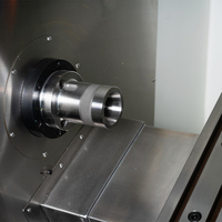 Système de contrôleur GSK d'approvisionnement d'usine, Mini tour CNC, acier plastique en laiton Alu de coupe de métal, facile à utiliser