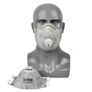Sanqi Cup kerucut dicetak 3Q merek kepala katup pernapasan Loop Filter karbon aktif Anti debu partikel sekali pakai N95 Respirator - Product Image 1