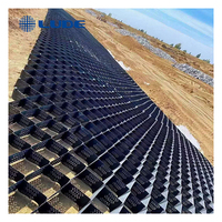 Géocellules de conception de mur de soutènement remplies de béton de Geocell de nid d'abeille de marque de route pour la protection de pente de Drainage de remblai