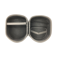 Sac de rangement portable étanche et antichoc en EVA pour casque et manettes Quest 2/3/3S (25x12x12cm) Noir Gris