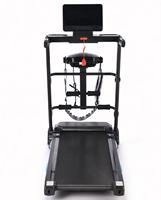 Tapis roulant électrique pliable portable à prix d'usine, 2,5 CV, inclinaison automatique, grande bande de course, capteur de fréquence cardiaque, capacité de 120 kg