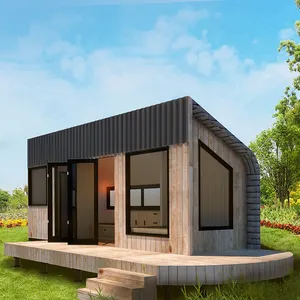 Sistema de aço inoxidável contemporâneo americano, casa móvel estúdio do jardim pronto para a família