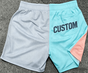 Shorts de bain vintage d'été pour hommes, 100% polyester tricoté, respirant, taille élastique, logo personnalisé - Product Image 4