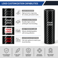 Fabrika Çıkışlı Karbon Fiber Boru 2000mm Uzunlukta Tam Karbon Özel Uzunluk Özel Boyut Hafif 10mm 12mm 14mm 16mm 20mm