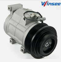 Compresseur AC 12V durable pour Scion 2.4 VVT-i 2005- OEM 447260-8281 129MM 7PK Composant du système de climatisation du véhicule