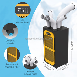 Aire acondicionado industrial portátil 3 en 1, deshumidificador comercial móvil, ventilador, aire acondicionado, sistema de aire acondicionado eléctrico - Product Image 4