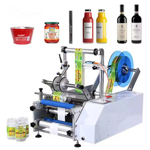 Chanfer Semi-Automatic Round Bottle and Flat Bottle Multifunctional <strong>Labeling</strong> <strong>Machine</strong> - Product Image 1