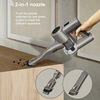 Aspirateur Cyclonique Portable Sans Fil à Conception Verticale, Moteur DC, Alimenté par Batterie, Idéal pour Voitures et Véhicules Récréatifs, Vente Directe Usine, Aspirateur à Batterie US