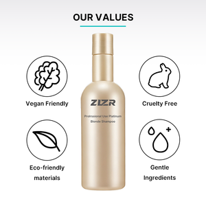 Crème colorante pour cheveux violette à l'huile de coco biologique, marque privée professionnelle, formule 2-en-1 pour usage unisexe sur cheveux blonds, gris et blancs - Product Image 3