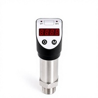 Transmetteur de pression numérique SK-P01X 0-12 bars, alarme relais haute/basse pression, sortie 4-20 mA/PNP, capteur industriel en acier inoxydable 316L, précision 0,5 % F.S, Hirschmann