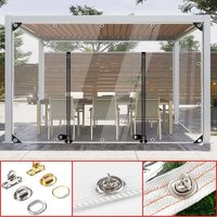 Loquet rotatif à boucle ovale, pour l'installation de stores, bâches, écrans imperméables et écrans de jardin pour pergola, avec système de verrouillage à torsion, et pour rideaux de gazebo.