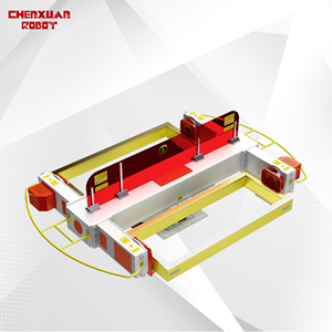 Plateforme <span class=keywords><strong>de</strong></span> soudage double poste à double plateforme pour ligne <span class=keywords><strong>de</strong></span> production automatique – Plateau tournant <span class=keywords><strong>de</strong></span> soudage - Product Image 3