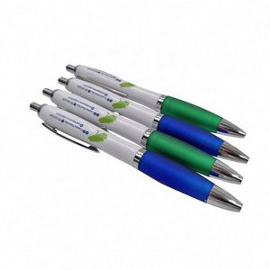 Hot Selling Fashion Plastic Ballpoint Pens Custom Logo <b>Cheap</b> Promotional Pen - Product Image 3