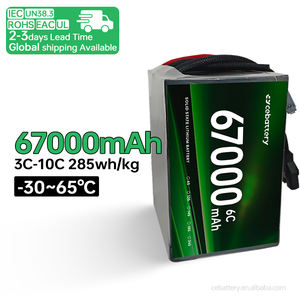 حزمة بطارية ليثيوم أيون مخصصة بحالة صلبة HV كثافة طاقة عالية 300 واط/كجم للطائرات بدون طيار UAV/ - Product Image 2