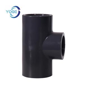 Áp lực cao PVC lịch trình 80 Ống lắp <span class=keywords><strong>1</strong></span>/2 "-8" Kích thước chủ đề Tee - Product Image 3