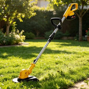 Desbrozadora Manual Ligera de Alto Rendimiento para el Cuidado del Césped en Exteriores, Cortadora de Césped Inalámbrica Confiable que Funciona con Batería - Product Image 1