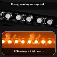 2025 Moderne Cheminée Électrique Brouillard Vapeur D'eau 3D LED Feu Flamme Effet Insert pour Salon Extérieur Hôtel Anglais