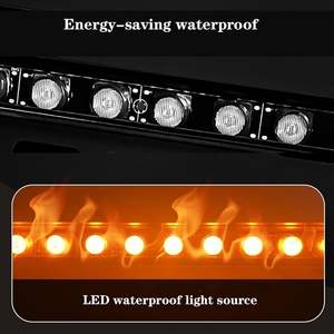 2025เตาผิงไฟฟ้าที่ทันสมัย3D ไอน้ำหมอก LED เอฟเฟคเปลวไฟสำหรับห้องนั่งเล่นโรงแรมกลางแจ้งภาษาอังกฤษ - Product Image 4