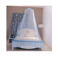 Moustiquaires dôme pliables faciles à installer en polyester pour chambres à coucher