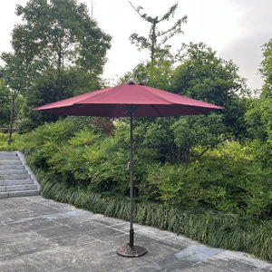 Meubles <span class=keywords><strong>de</strong></span> patio extérieur Résine Marbre <span class=keywords><strong>Fonte</strong></span> Plastique Rond Rempli d'eau Plage Jardin <span class=keywords><strong>Parasol</strong></span> Base avec poignées - Product Image 4