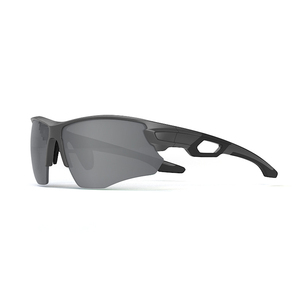 Gafas de Ciclismo TR90 con Media Montura, Lentes de PC con Protección UV400, Resistentes al Viento, Ajuste Estable, Gafas para Ciclismo de Montaña, Lentes Deportivas - Product Image 1