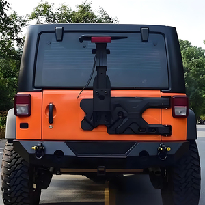 Kit di supporto per pneumatici per 2007 2017 Wrangler Jk illimitata per carichi pesanti porta ruote di scorta Rack montaggio trasferimento - Product Image 4