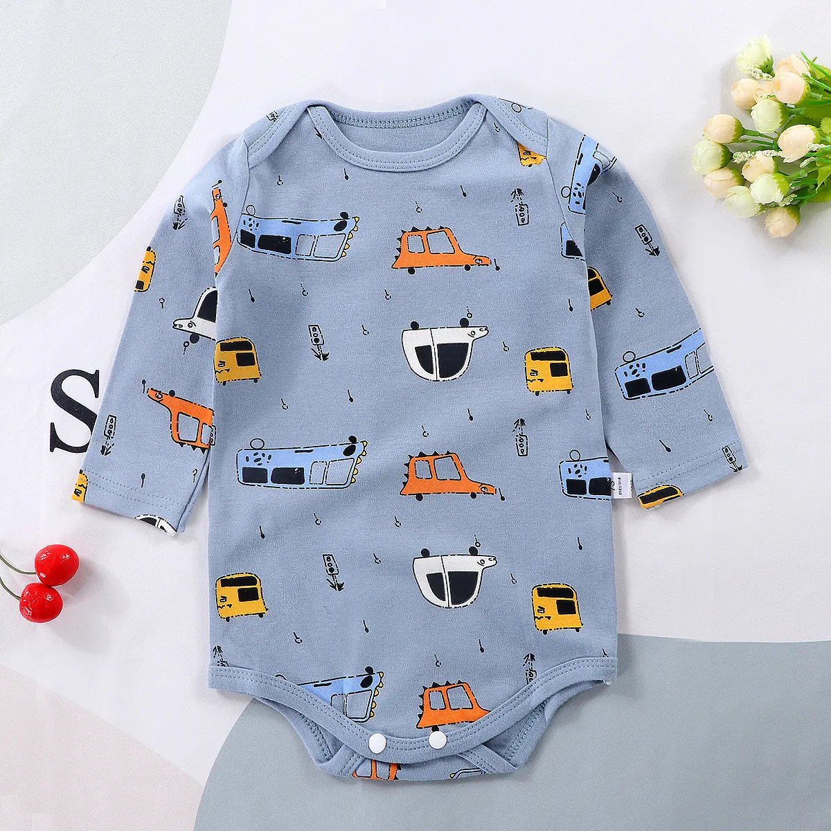 Cute Newborn Babies Sleeveless Romper 5 Pcs Pack Baby Bodysuit Baby Clothing Sets Summer Clothes Infant Cotton Boys Tops