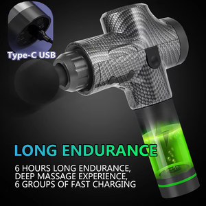 Pistola de Masaje Económica con Pantalla Táctil LCD de 30 Velocidades, Pistola de Masaje Grande para Gimnasio y Fitness, Vibración, Masaje Profundo de Tejidos Musculares, Pistola de Percusión Profesional - Product Image 2