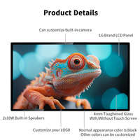 Écran publicitaire LCD mural 55 pouces, affichage numérique, écran commercial Android pour utilisation en intérieur
