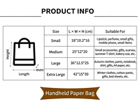 Sac cadeau transparent et imperméable, classique, à motif floral, avec logo personnalisé, papier couché laminé, design ciel étoilé, biodégradable