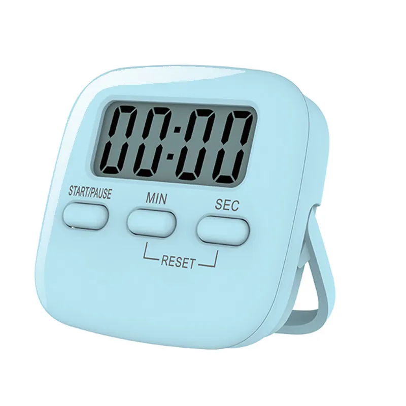 Mini temporizador digital de cozinha, temporizador magnético para contagem regressiva
